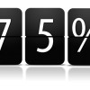 75%